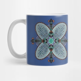 Fleur de Lis Mandala Mug